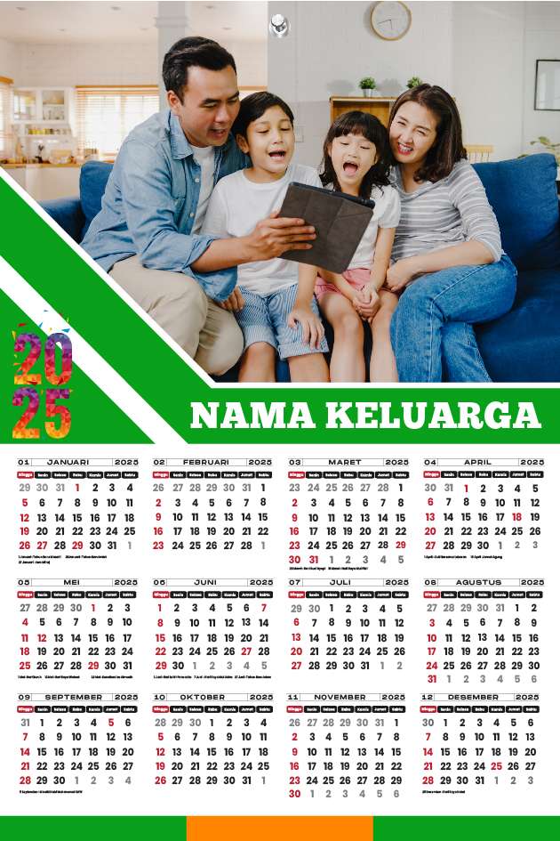 KALENDER A3+ TAHUN 2025 - Image 1