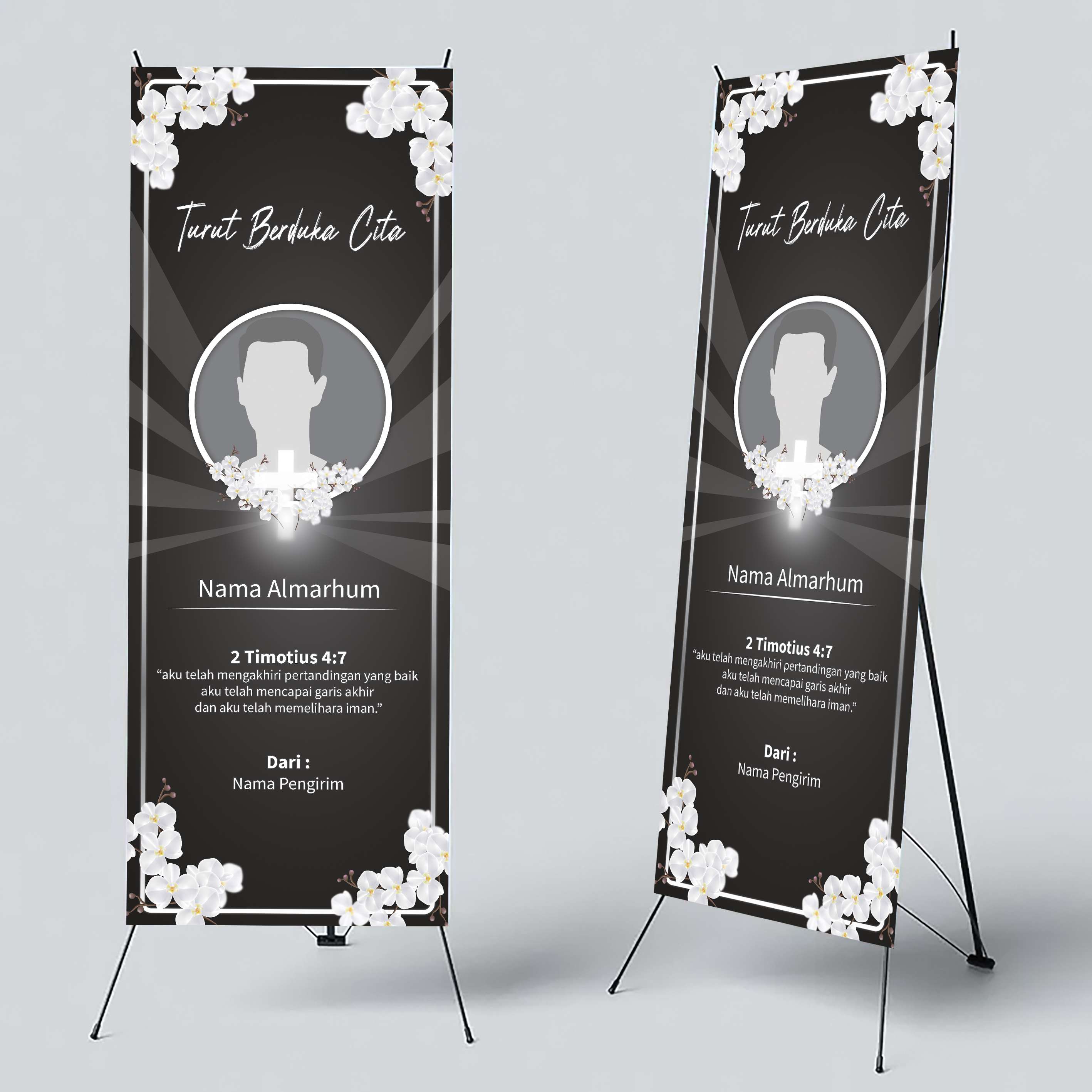Banner Duka Kristen - Front view