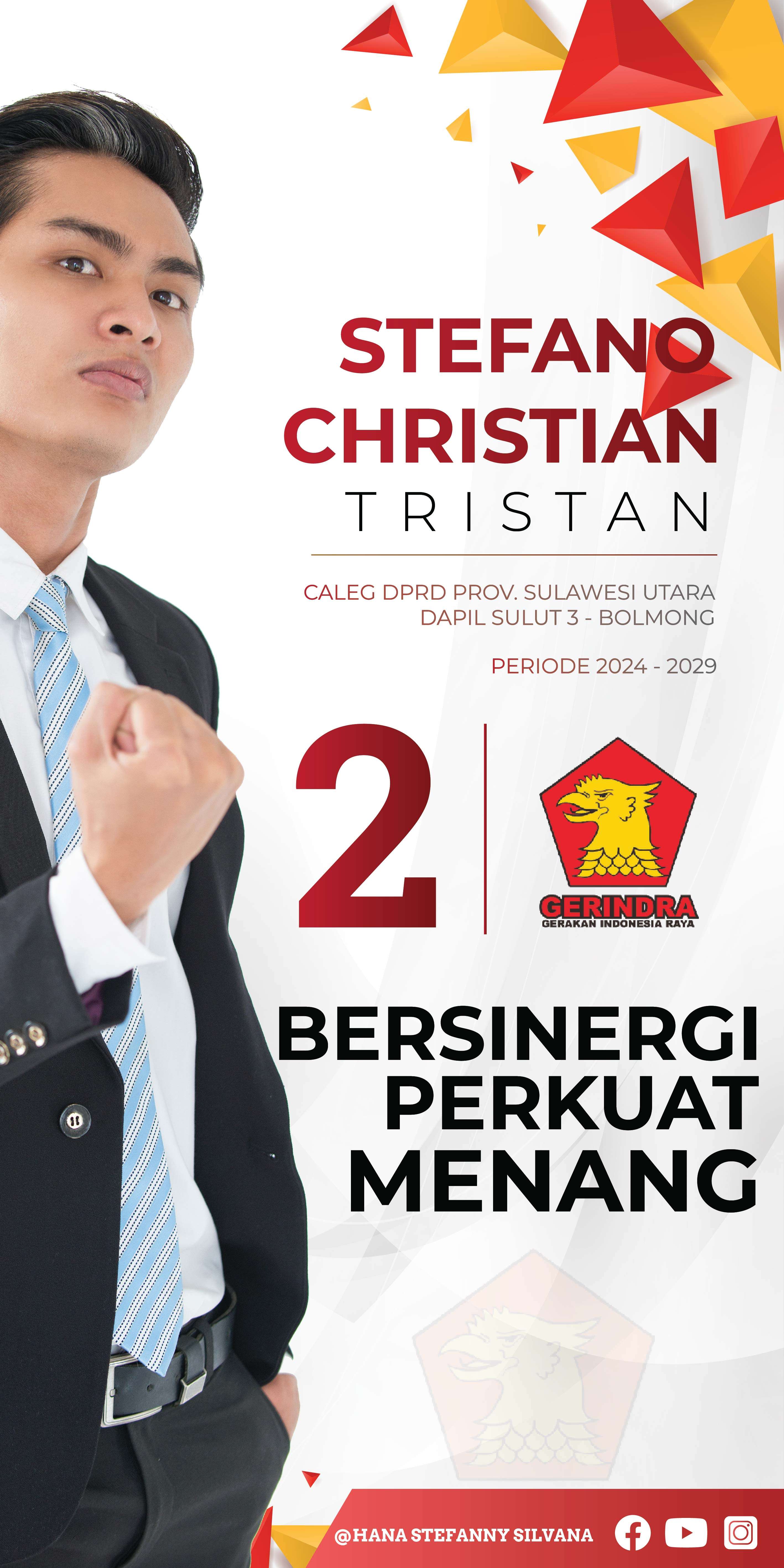 Spanduk Calon Legislatif - Front view