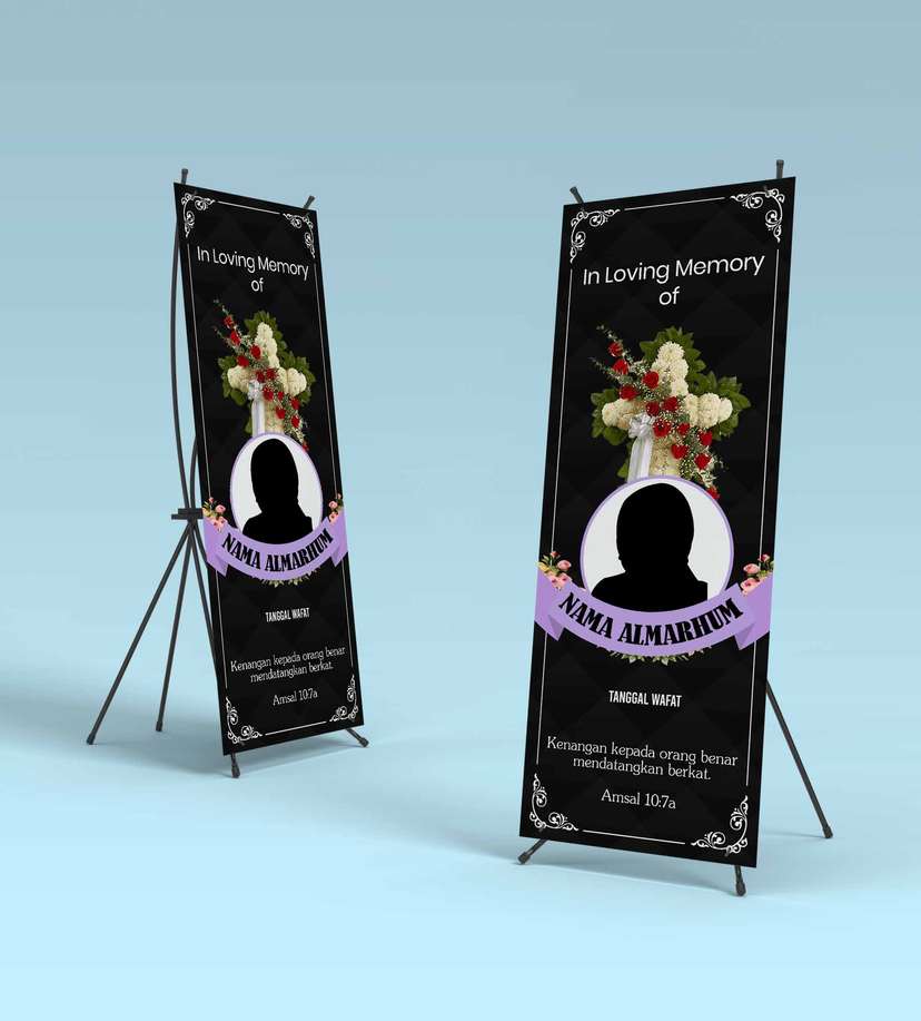 Standing Banner Turut Berduka Cita - Image 1