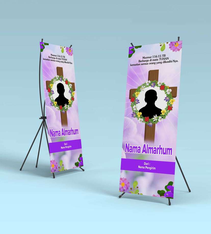Standing Banner Turut Berduka Cita - Image 1