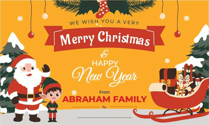 Kartu Ucapan Natal 2024 dan Tahun Baru 2025 - Image 1