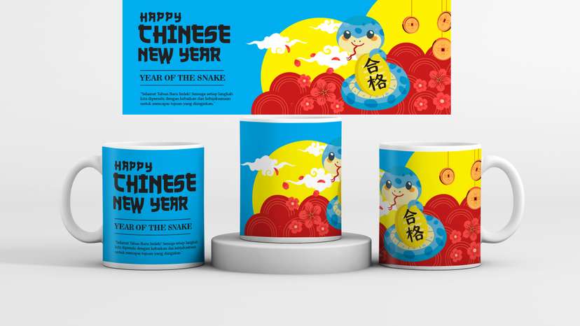 Mug Souvenir Hampers Imlek 2025 - Image 1