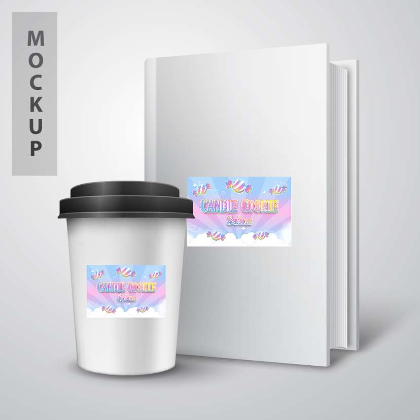 Sticker Nama Tema Candy - Image 1