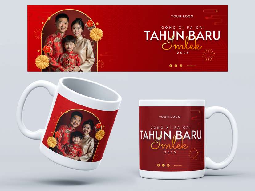 Mug Souvenir Hampers Imlek 2025 - Image 1
