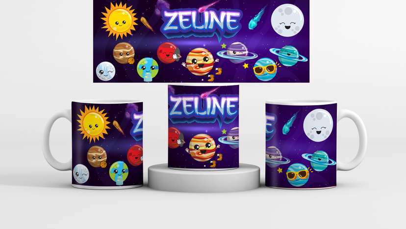Mug Tema Planet - Image 1