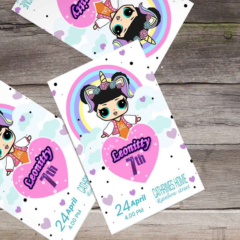 Undangan Ulang Tahun Anak Perempuan - Image 1