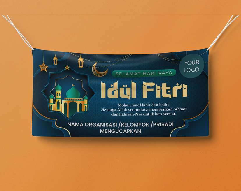 Spanduk Ucapan Idul Fitri - Image 1