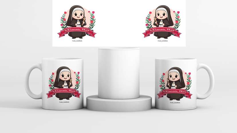 Gelas Souvenir Biarawati - Image 1