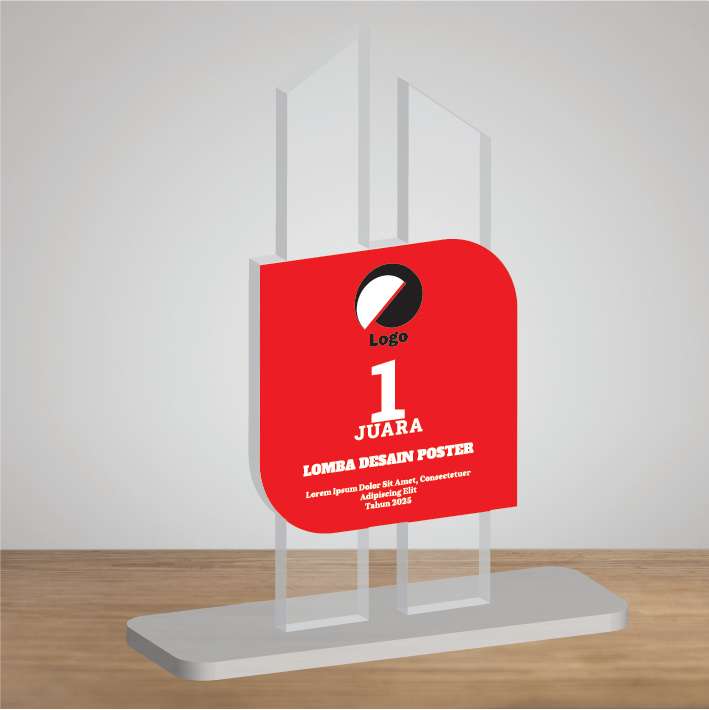 Plakat Penghargaan Akrilik Custom - Image 1