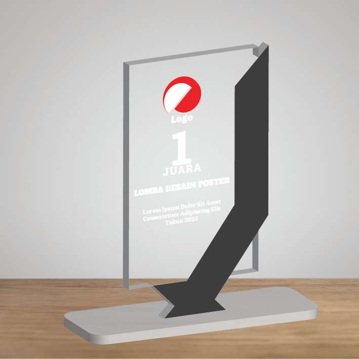 Plakat Penghargaan Akrilik Custom - Image 1