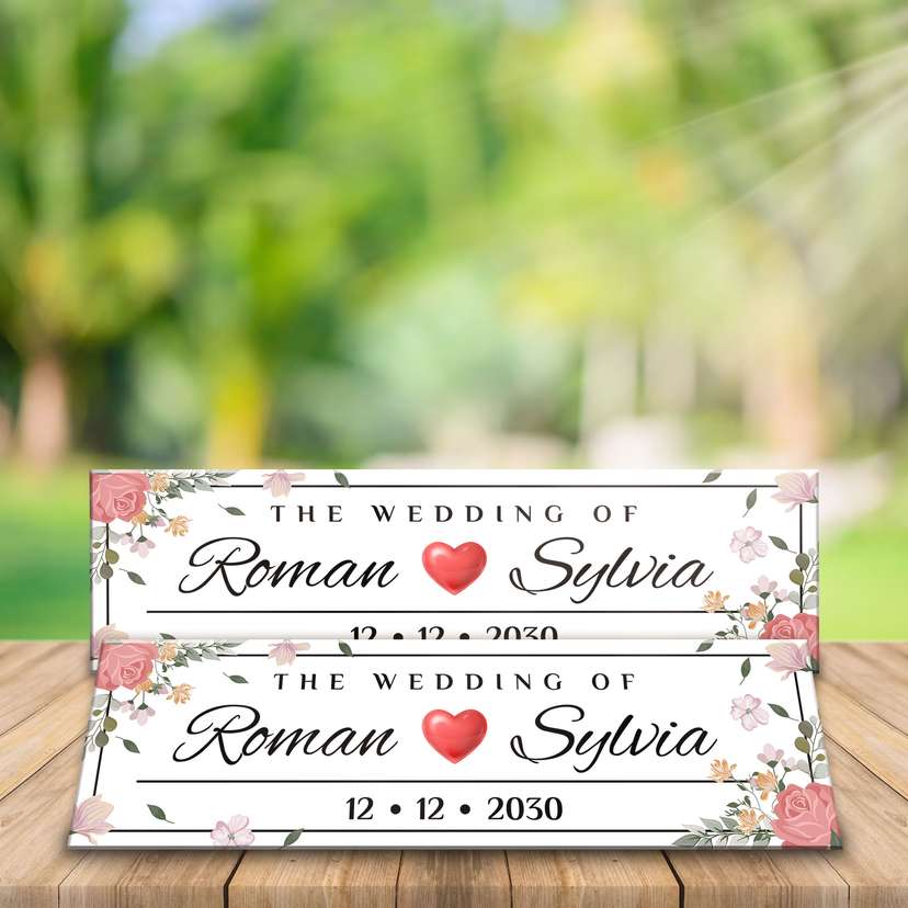 Wedding Plat Tema Floral Pastel - Image 2