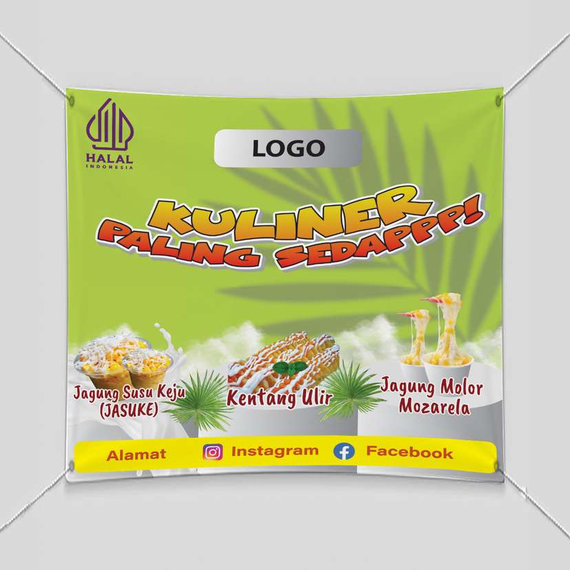 Baliho Kuliner Hijau Simple - Image 1