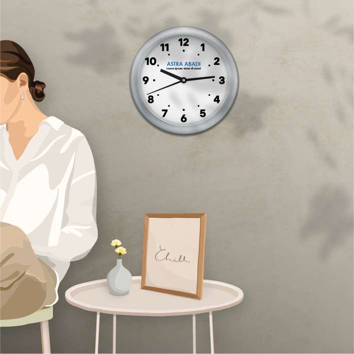 Jam Dinding Minimalis - Image 1