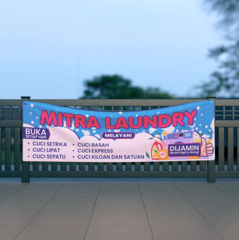 Spanduk Laundry Express - Image 1