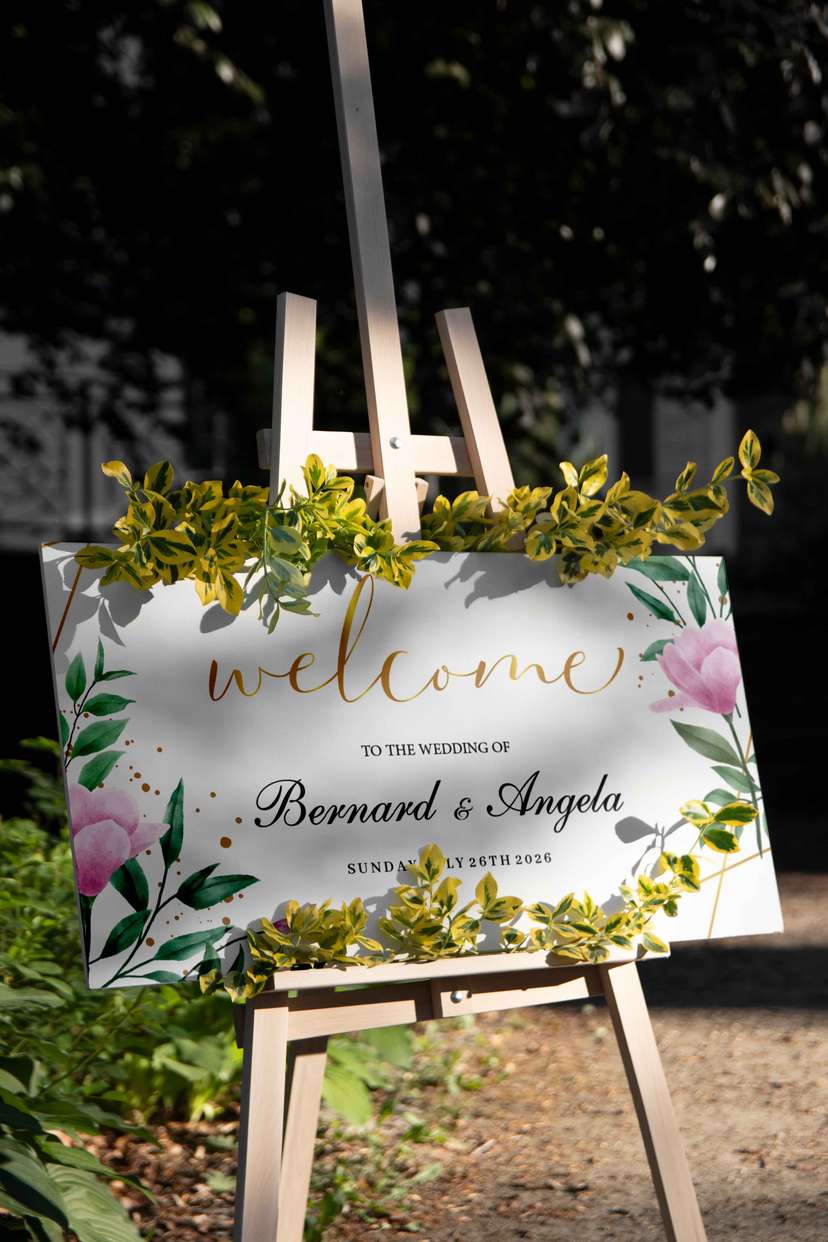 Wedding Welcome Sign - Image 1