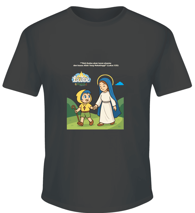 Kaos Luce bersama Bunda Maria - Image 1