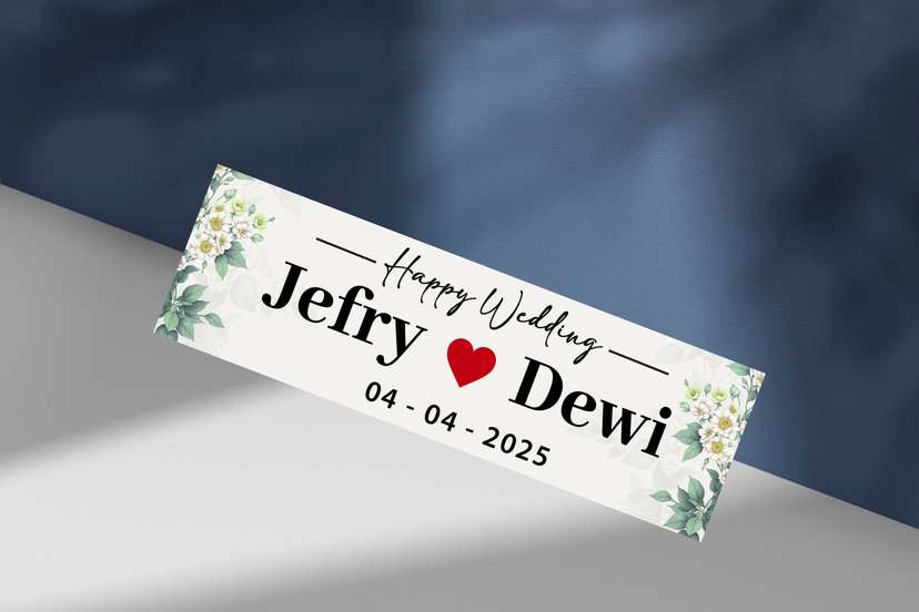 Wedding Plat Hijau Daun - Image 1