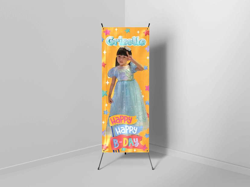 X Banner Ulang Tahun Ceria - Image 1