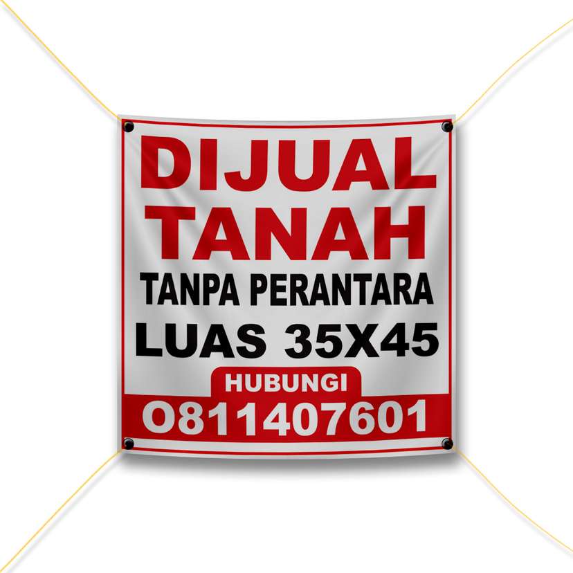 Banner Informasi Tanah / Lahan Dijual - Image 1