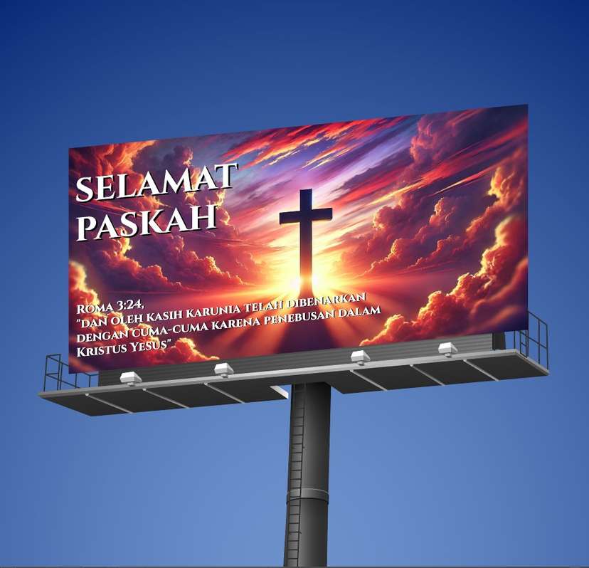 Desain Baliho Paskah yang Menginspirasi - Image 1