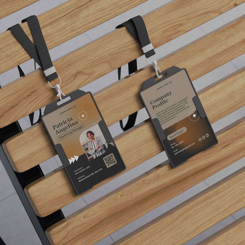 ID Card Elegan & Modern untuk Profesional Perusahaan - Image 1
