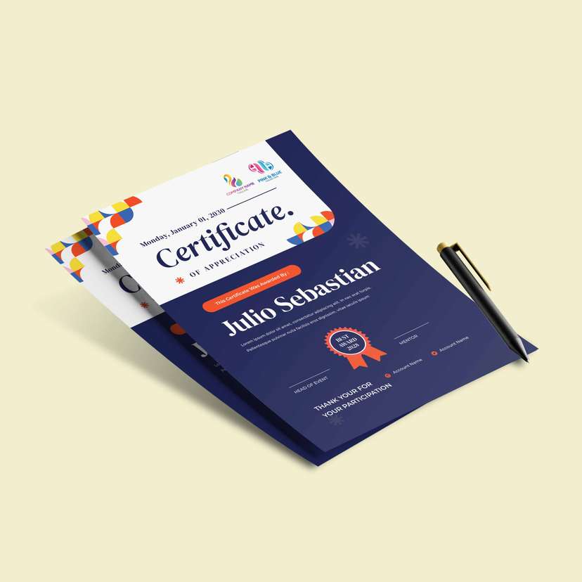 Sertifikat Apresiasi Berdesain Modern & Dinamis - Image 2