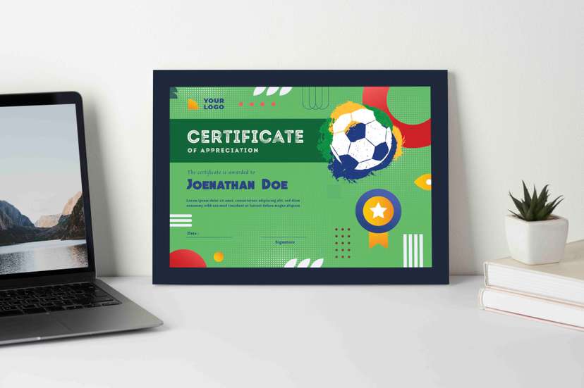 Sertifikat Apresiasi Olahraga Sepak Bola - Image 1