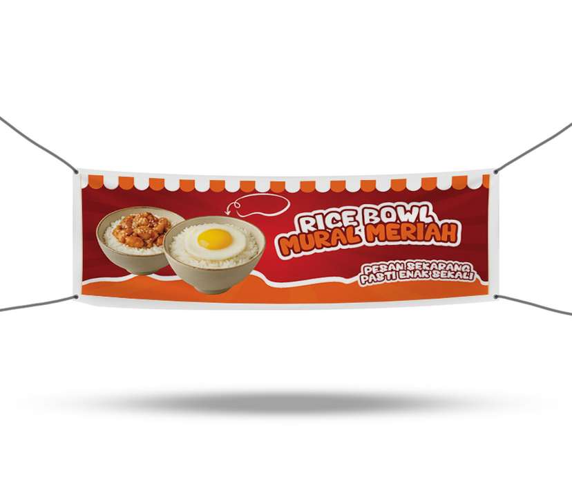 Spanduk Rice Bowl Mural Meriah - Image 1