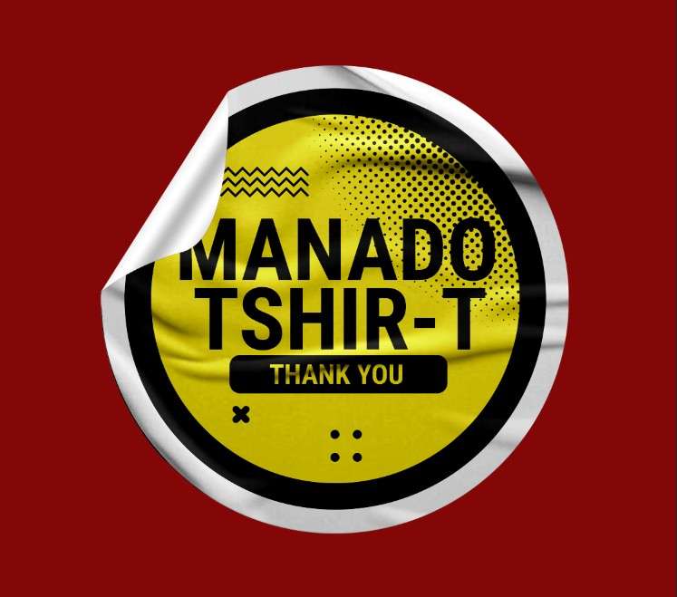 Stiker Manado T-shirt - Terima Kasih - Image 1