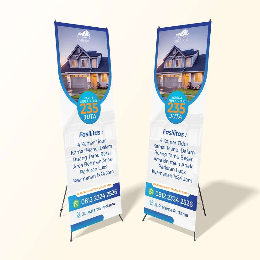 X Banner Promo Perumahan / Rumah Murah - Image 1