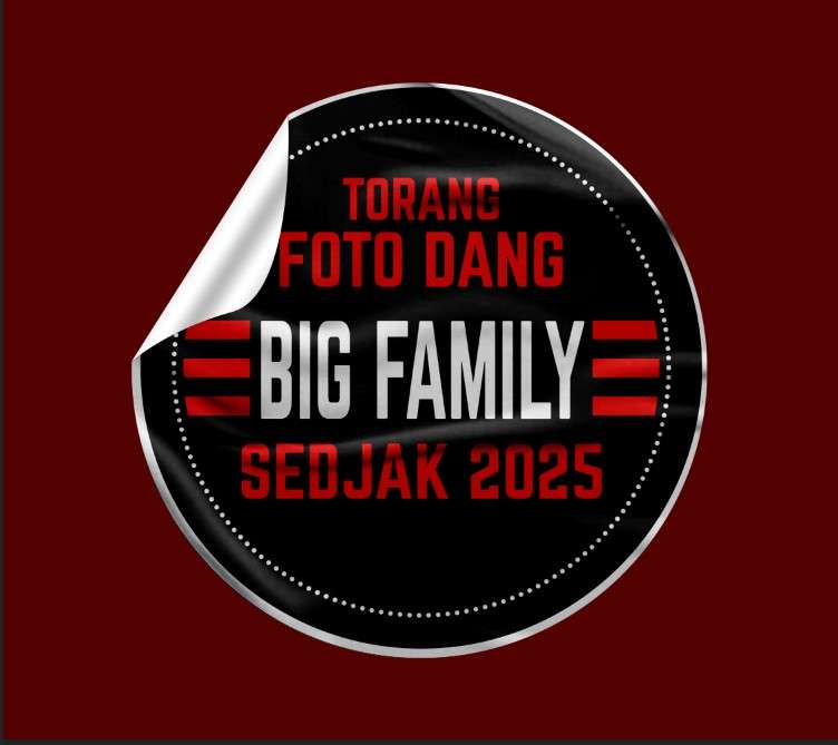 Stiker Komunitas Manado – Torang Foto Dang Big Family Sedjak 2025 - Image 1