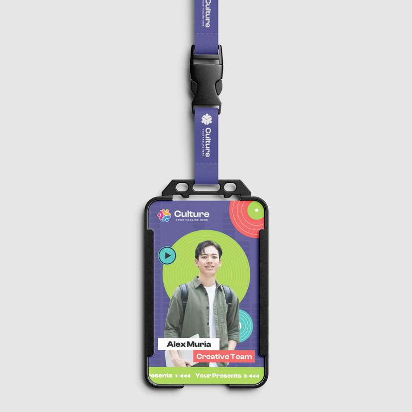 ID Card Colorfull Creative Desain Modern 004 - Image 2