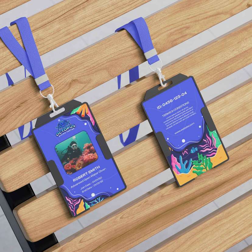 ID Card Ocean Dive Series β Eksklusif untuk Petualang Laut 006 π - Image 1