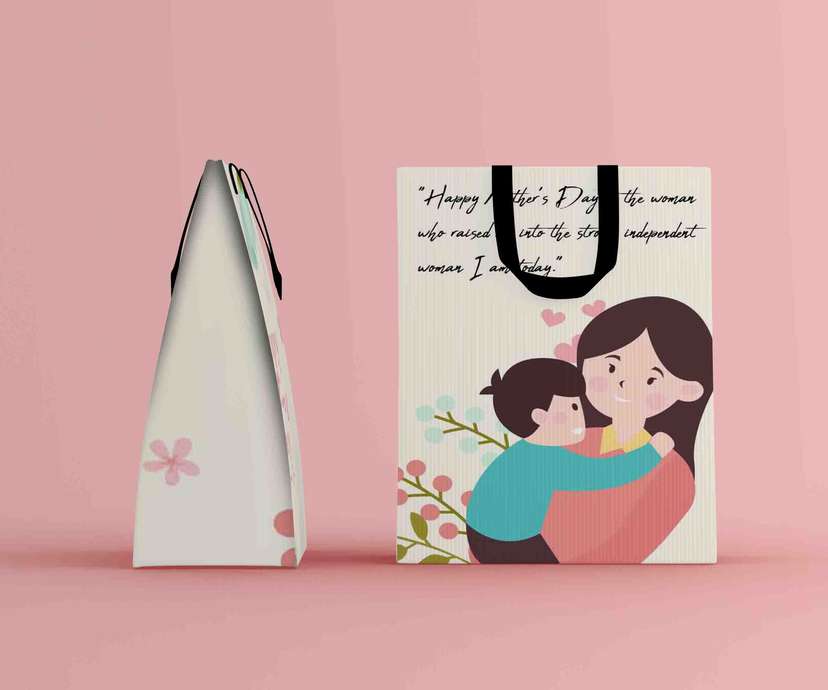 Paper Bag Spesial Hari Ibu dengan Nuansa Floral dan Pesan Menyentuh - Image 2
