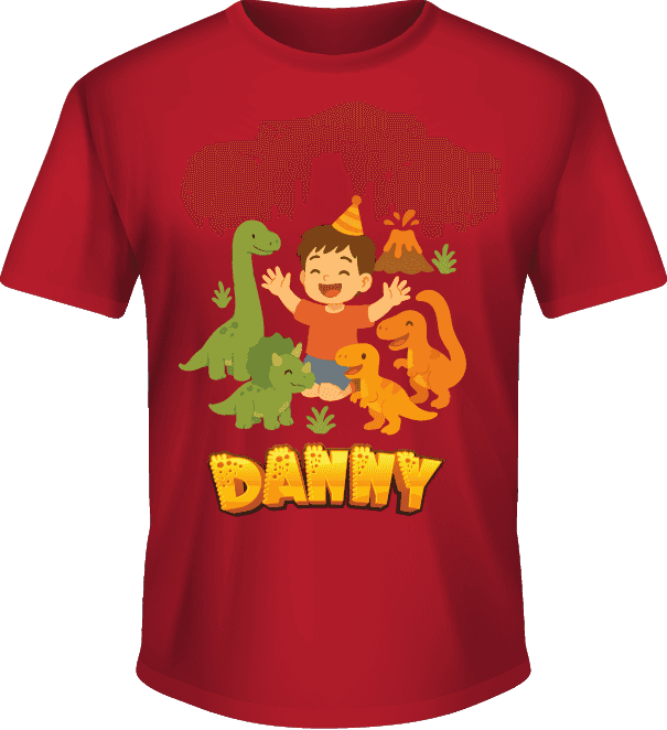 Kaos Anak Petualangan Seru Dunia Dinosaurus - Image 1