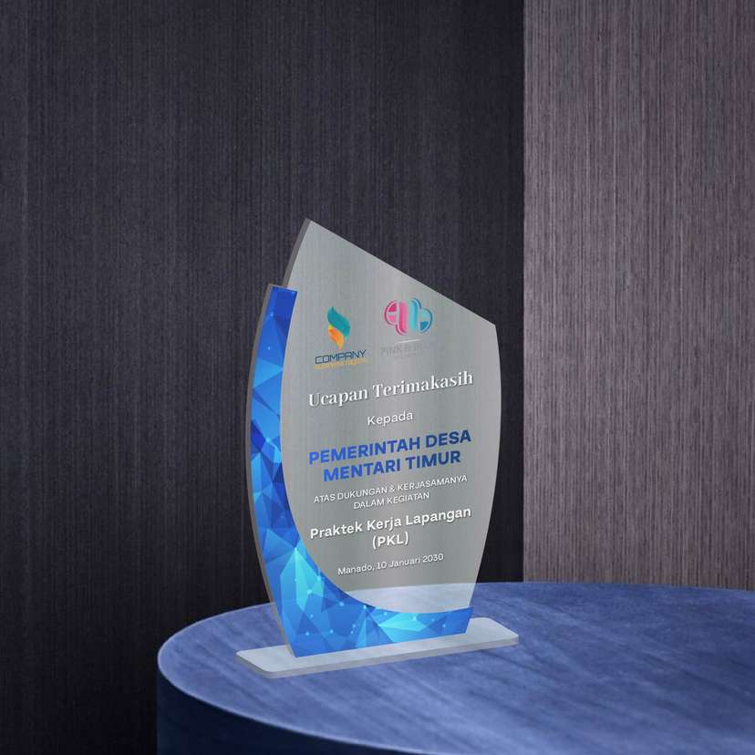 Plakat Akrilik Apresiasi Pemerintah Desa PKL - Image 1
