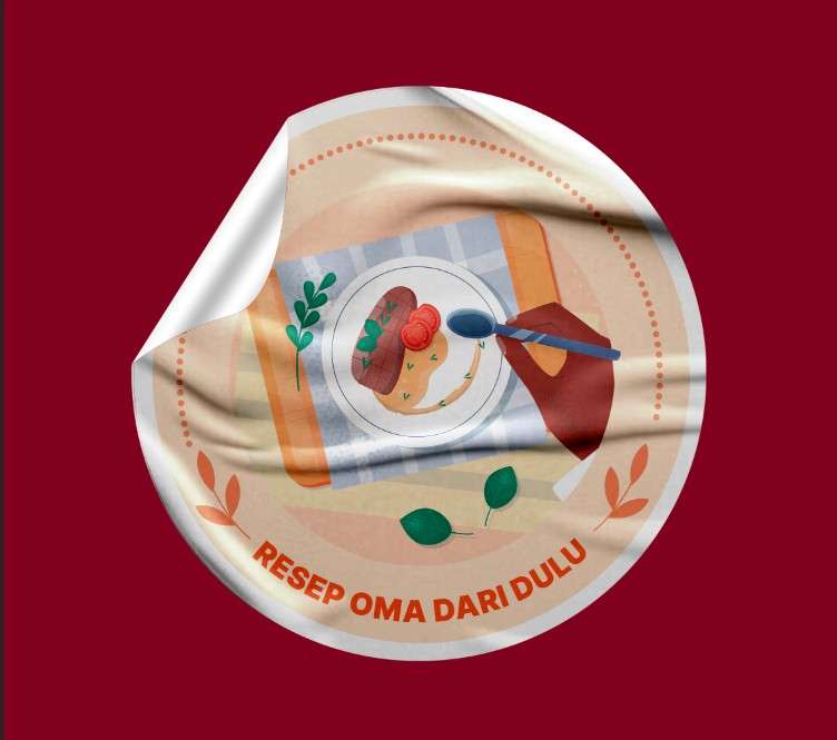 Sticker Resep Oma Dari Dulu – Cita Rasa Tradisi dalam Sentuhan Modern - Image 1