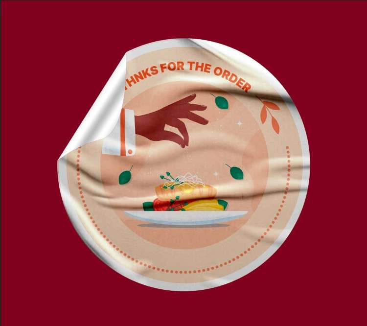 Sticker Thanks for the Order – Ucapan Manis dengan Sentuhan Chef Profesional - Image 1