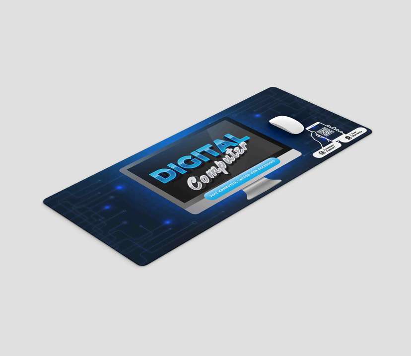Mousepad Panjang Branding Toko Komputer - Image 1