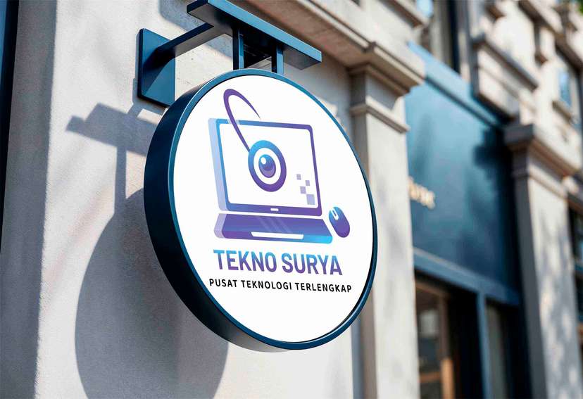 Neon Box Futuristik untuk Pusat Teknologi Terlengkap - Image 1