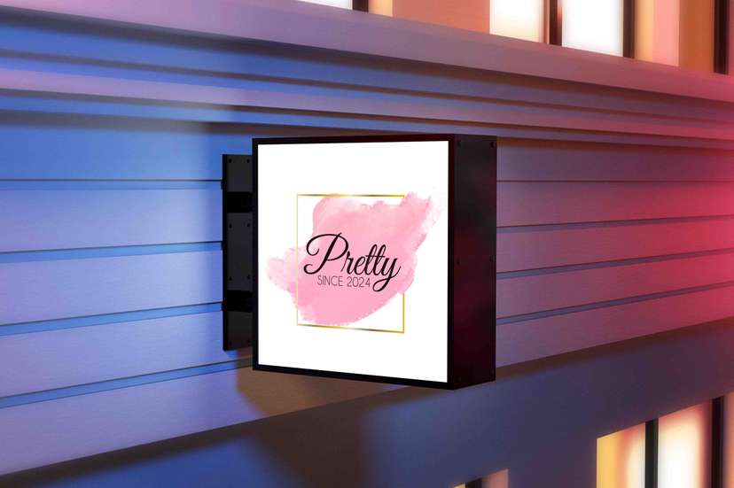 Neon Box Kotak Salon Pretty - Image 1