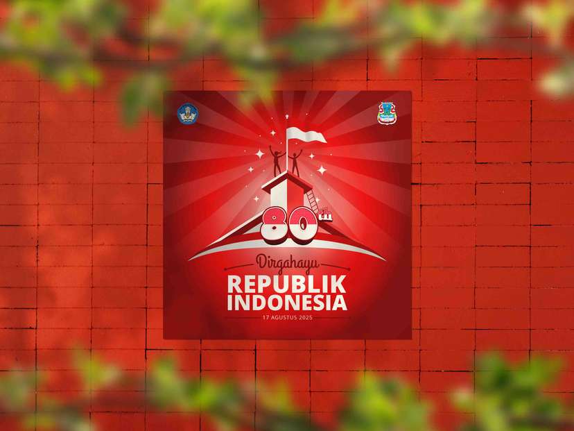 Baliho Merah Kemerdekaan Indonesia 80 tahun - Image 1