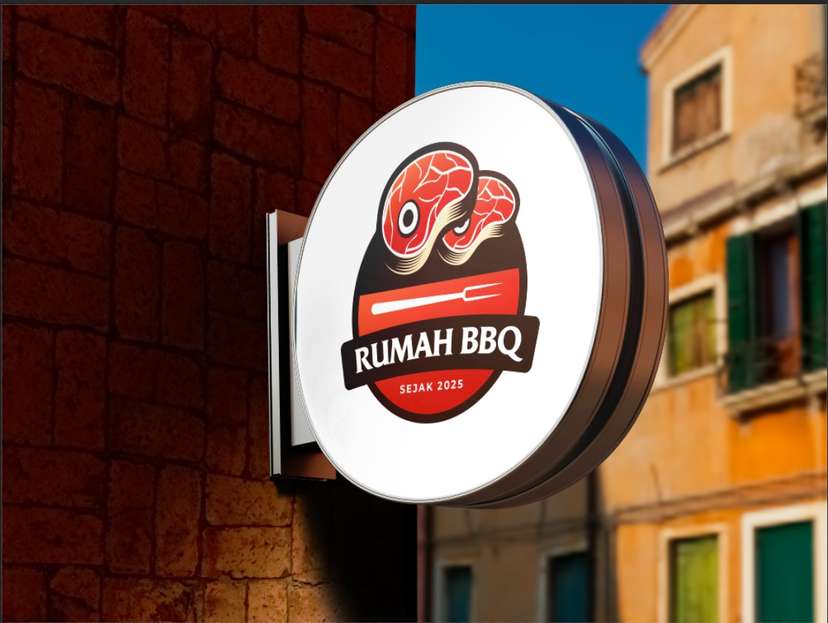 Sign Box Rumah BBQ - Image 1