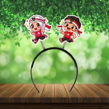 Bando Perayaan Kemerdekaan Indonesia Perempuan dan Laki Laki - Image 1