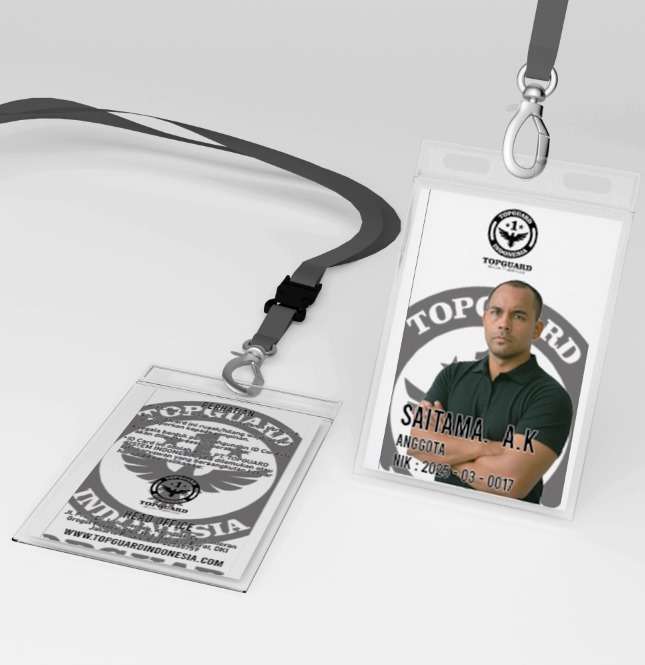 ID Card Hitam Putih Resmi Organisasi Nasional top guard - Image 1