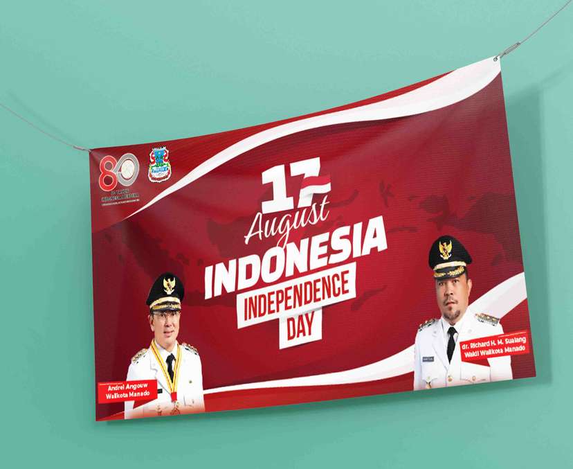 Baliho Celebrating 80 Years of Freedom & Unity - Image 1