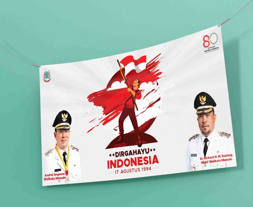 Baliho Semangat Pahlawan, Kobarkan Merdeka - Image 1