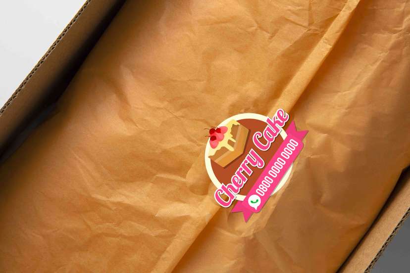 Sticker Cherry Cake - Image 1