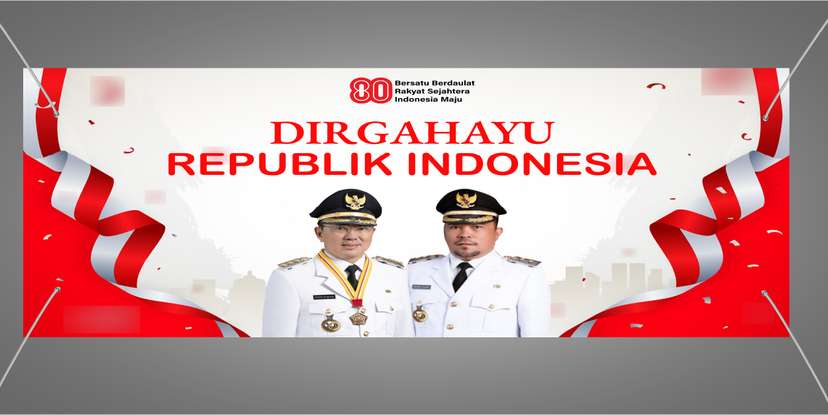Baliho peringatan Hari Kemerdekaan Republik Indonesia Momentum Kebangkitan Nasional Menuju Indonesia Hebat - Image 1